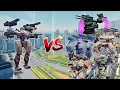 WR New Titan Princeps VS All Titan Comparison WAR ROBOTS