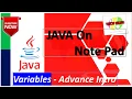 Tech Guru - JAVA on Notepad