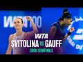 Lagu Elina Svitolina vs. Coco Gauff | 2026 Dubai Semifinals | WTA Match Highlights
