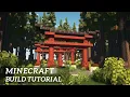 Minecraft How to Build a Simple Torii Gate Build Tutorial