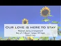 Our love is here to stay - Swing Jazz Karaoke [Sing along] - female key