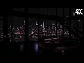 Download Lagu 🌃 Rainy City Night Ambience | Relaxing Apartment View with Rain Sounds for Sleep \u0026 Focus🌧️Rain ASMR