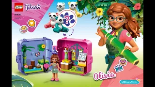 LEGO Instructions | Friends | 41436 | Olivia's Jungle Play Cube | Play Cube Jungle Series