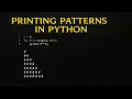 Master Pattern Printing in Python with These Simple Tricks