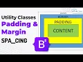 What are Utility Classes Spacing Padding Margin Classes in Bootstrap 5 Tutorial