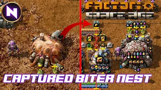 Capture Your Own BITER NEST Use EGGS For 17 Factorio SPACE AGE