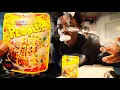 TRYING FRUITY PEBBLE WAFFLES