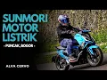 SUNMORI PAKE MOTOR LISTRIK TANPA CHARGE! | ALVA CERVO EV | PUNCAK BOGOR #motorlistrik #ev