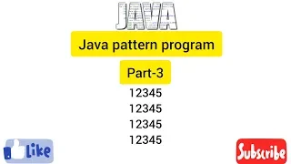 Java pattern program part 3 Easy Learning Genius