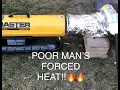 Heating a garage SAFELY with a torpedo heater