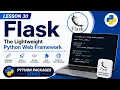 Lesson 30 - Flask The Lightweight Python Web Framework Python Packages Series Uplatz