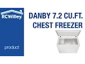 Danby 7 2 cubic foot chest freezer at RC Willey