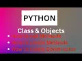 Lecture-22 How to Create Constructors and Call Methods in Python Full Guide