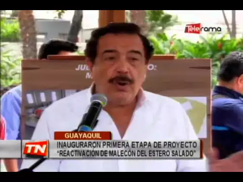 Inauguraron primera etapa de proyecto Reactivación de Malecón del Estero Salado