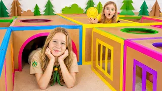 Nastya đã cùng bạn bè thành lập một trại hoạt động