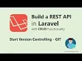 REST API in Laravel with CRUD functionality 2019 - Add Existing Project to GIT