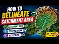 How to Delineate Catchment Area River Network Watershed in QGIS Step-by-Step