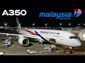 BUSINESS CLASS 🇲🇾 Kuala Lumpur - Paris CDG 🇫🇷  Malaysia Airlines Airbus A350 [FULL FLIGHT REPORT]