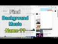 How to find background music Song name Best extension for pc