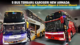 5 Bus Terbaru Karoseri New Armada! Tampil Elegan dan Interior Mewah Giias 2026