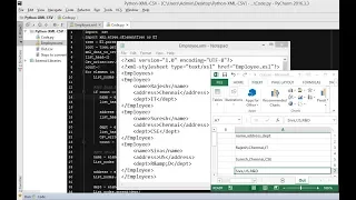 XML formatter XML to CSV Python