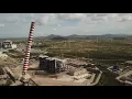 Chimney stack demolition by explosives - Italy