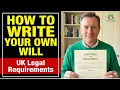 Writing A Will In The UK What Most People Get Wrong