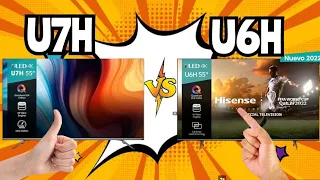 HISENSE U6H vs U7H Comparativa tecnologia ULED 4k Smart TV Cual conviene comprar mas