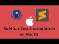 How to install Sublime Text 3 on Mac OS Coding Academy