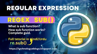 regex sub function in python re sub how to replace a word by using sub function