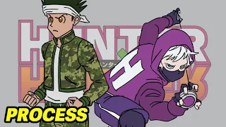 Redesigning Gon Killua Hunter X Hunter 