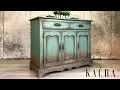 Creating a Rustic Aged look Painting Furniture with Chalk Paint