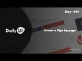 Daily UI - Day 001