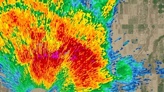 2025 Bennett Colorado Supercell Radar Loop
