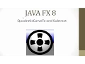 JavaFX 8 Tutorial - Quadratic Curve and Subtract