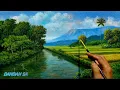 Lagu CARA MENGGAMBAR - MELUKIS PEMANDANGAN ALAM TANPA SKETSA / HOW TO DRAW LANDSCAPE BY DANDAN SA, 17