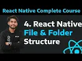 4 React Native App File Structures Understand React Native File Structure React Native Tutorial