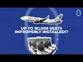 Hundreds Of Boeing 737 MAXs May Have Had Seats Incorrectly Installed
