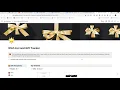 Gift Tracker Template for Notion