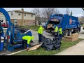 Spring Cleanup 2022 Republic Services Garbage Trucks Packing Bulk