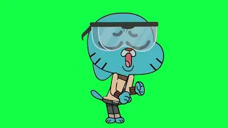 [Green Screen] Gumball bailando tras la derrota de Carmen