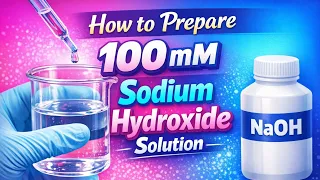 How to prepare millimolar sodium hydroxide NaOH Solution How to make millimolar solution