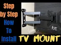 Complete Step by Step How To Mount Flat Screen TV TCL 43 ROKU TV Mount