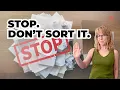 Decluttering Paper Do THIS Before You Sort Anything