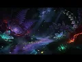 Giant Glowing Leaves for Deep Sleep  Hrs 🌿 Bioluminescent Enchanted Jungle | Fall Asleep Instantly