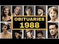 Famous HOLLYWOOD CELEBRITIES PEOPLE We Lost in 1988