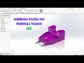 SOLIDWORKS Practice Part Learn Modeling Features Step-by-Step