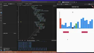 Selection Sort from Data Algorithms visually with Flutter