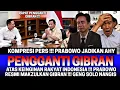 Download Lagu KONFERENSI PERS TERBUKA‼️ PRABOWO JADIKAN AHY PENGGANTI GIBRAN SEBAGAI WAPRES‼️ GENG SOLO NANGIS