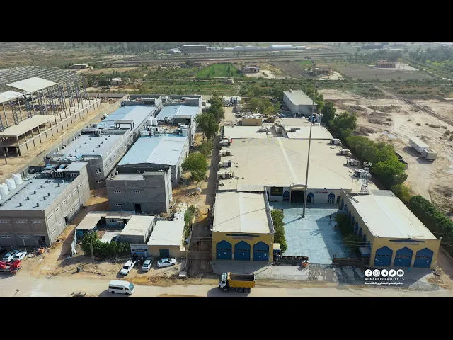 ⁣جولة تفقدية يجريها رئيس قسم المشاريع الهندسية